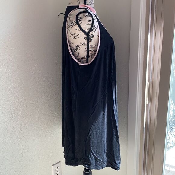 🆕 Kate spade modal jersey chemise black M - Picture 5 of 9